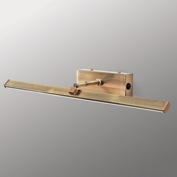 ORION Aplică LED tablou Suren, alamă antic, 50 cm, Bronz / Alamă Veche, Camera de zi / sufragerie, Metal