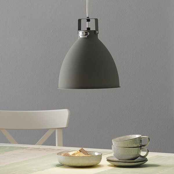 Jieldé Augustin A240 lampă suspendată gri mat, reglabil, Gri, Camera de zi / sufragerie, Metal, Design industrial