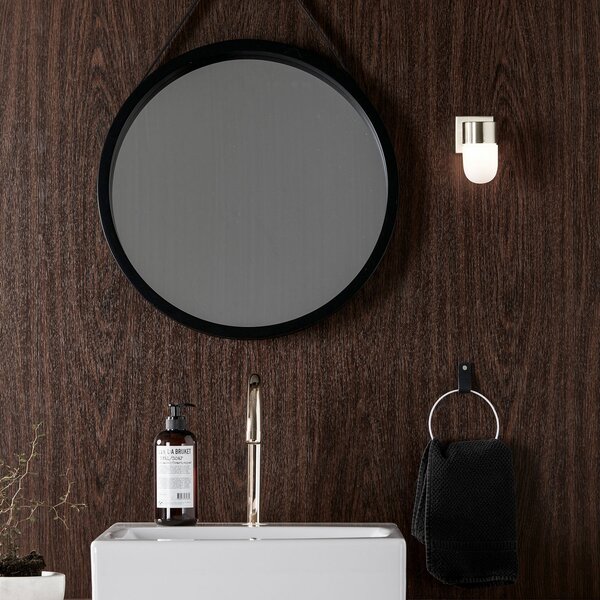 Markslöjd Lampă oglindă baie Menton, IP44, reglabil, Auriu / Alamă, Baie, Metal, Modern