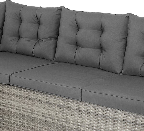 Deuba Set ratan Sedan - gri + perne antracit