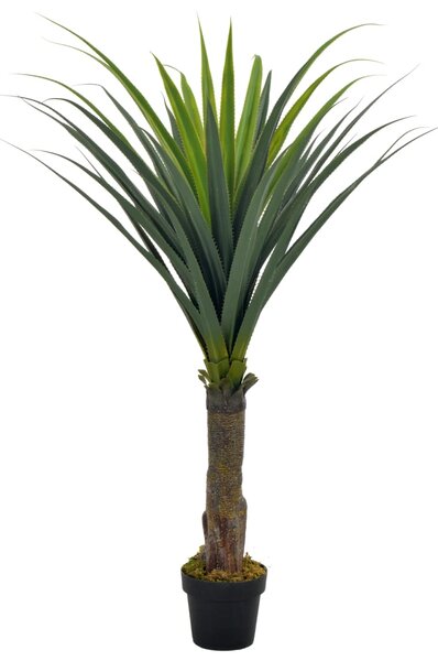 Plantă artificială cu ghiveci, yucca, verde, 145 cm