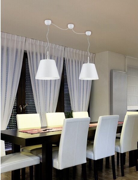 Lustră pe cablu ANDREUS 2xE27/60W/230V Trio
