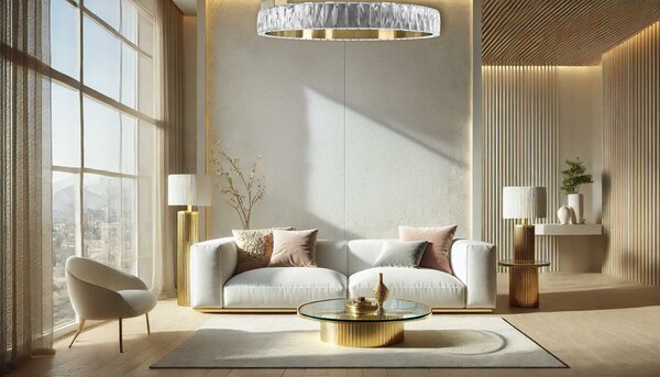 Lampa LED APP1506-C BRUSH GOLD