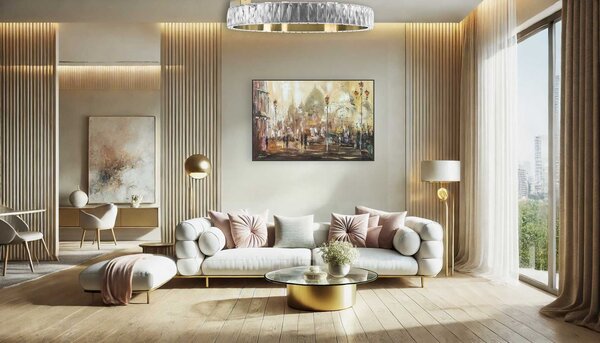Lampa LED APP1506-C BRUSH GOLD