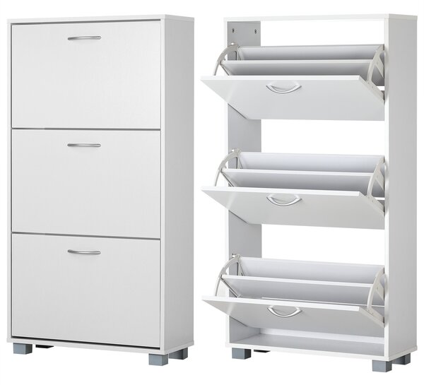 Deuba Dulap pantofi 115x60x24 cm - alb