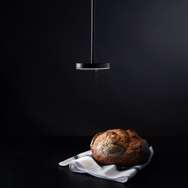 LEDS-C4 Invisible LED lampă susp. 00-5694 consolă, reglabil, Negru, Camera de zi / sufragerie, Metal, Modern