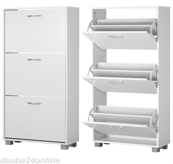 Deuba Dulap pantofi 115x60x24 cm - alb