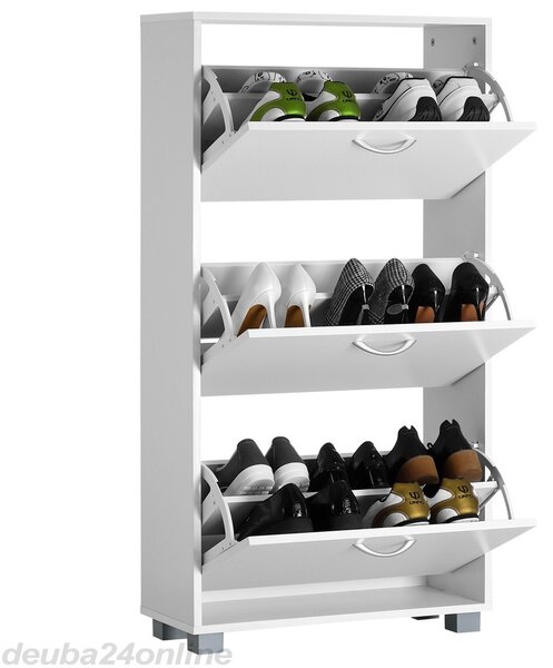 Deuba Dulap pantofi 115x60x24 cm - alb