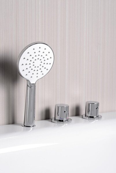 Sapho Sapho, baterie termostatică cu două elemente GO pentru marginea căzii, crom, TH100