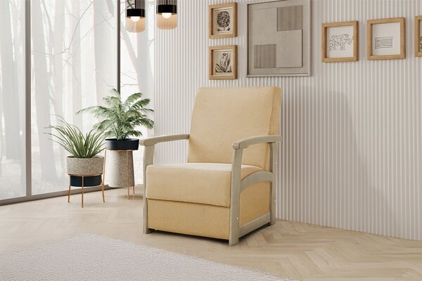 Fotoliu relax Wiktor II - piele ecologică Soft 02 - Oferta limitata