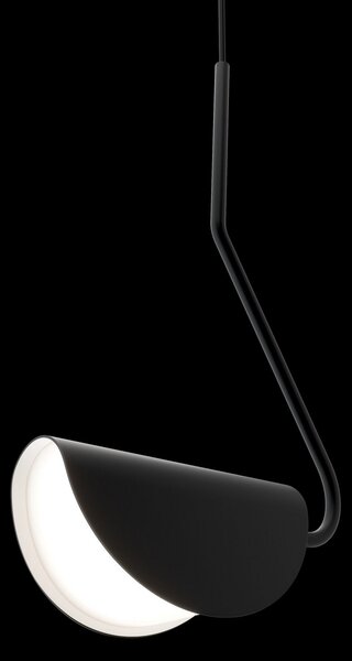 Maytoni Mollis lampă suspendată, 1 bec, reglabil, Negru, Camera de zi / sufragerie, Metal, Modern