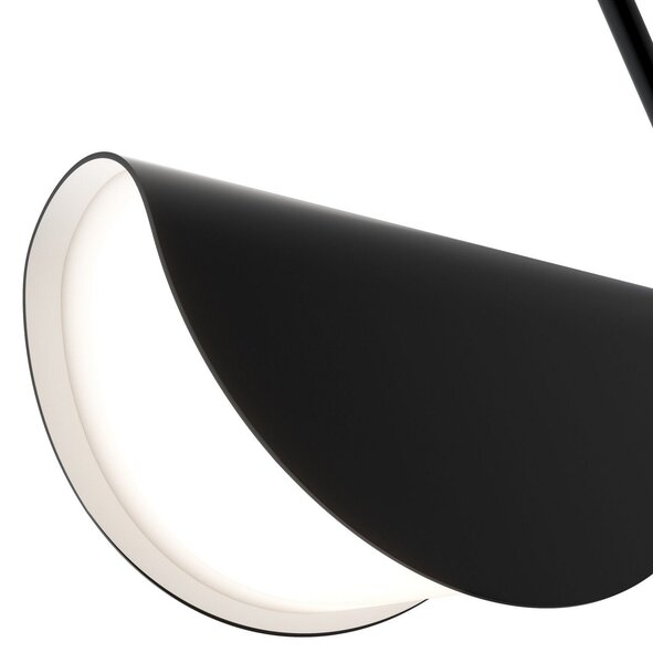 Maytoni Mollis lampă suspendată, 1 bec, reglabil, Negru, Camera de zi / sufragerie, Metal, Modern