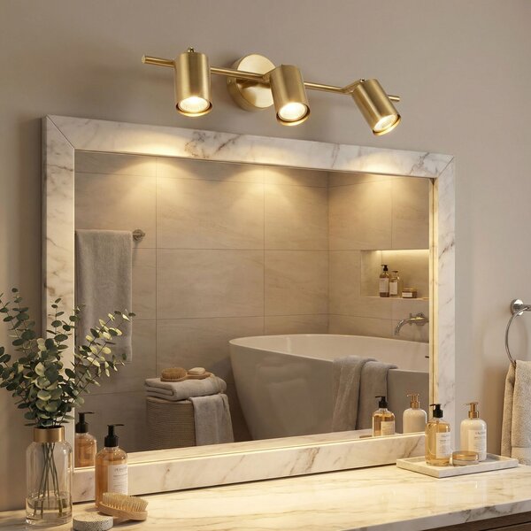 Aplică pentru baie APP1898-3W BRUSH GOLD