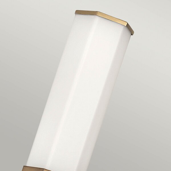 Quintiesse Facet Single aplică LED de baie, 3000 K, alamă, Auriu / Alamă, Baie, Metal, Modern
