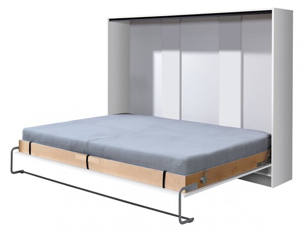 Pat rabatabil Basic orizontal 90x200 - alb lucios