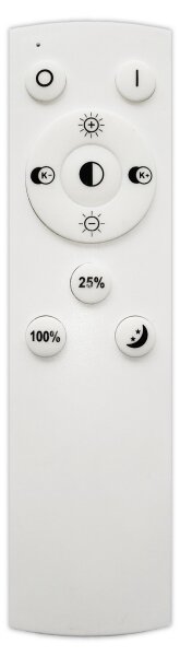 Lustră LED pe cablu dimabilă LED/30W/230V neagră Top Light + telecomandă