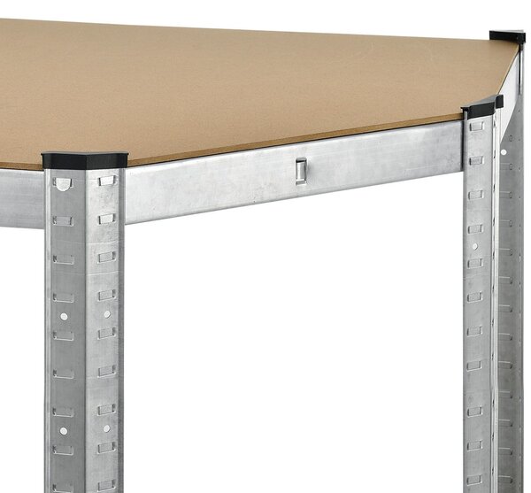 Juskys Raft de colt - 180x70x40-70 cm