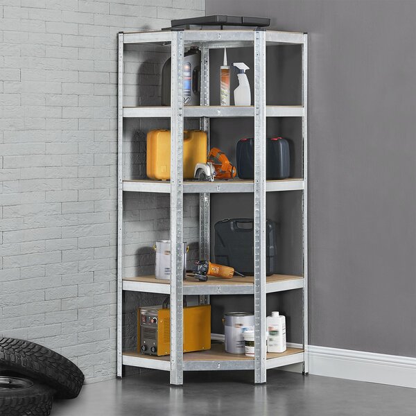 Juskys Raft de colt - 180x70x40-70 cm