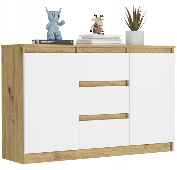 Comodă Relta (artizanală + albă). Promo -14%. 1151445