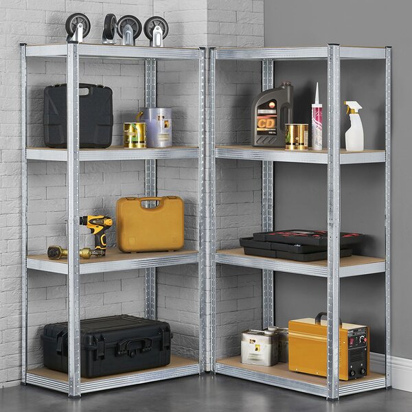 Juskys Set 2 rafturi - 160 x 80 x 40 cm