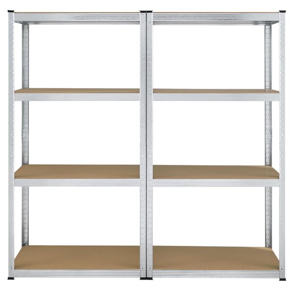 Juskys Set 2 rafturi - 160 x 80 x 40 cm