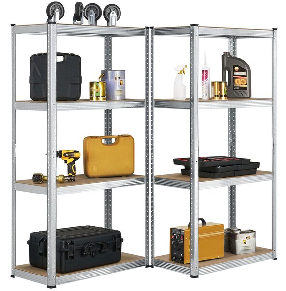 Juskys Set 2 rafturi - 160 x 80 x 40 cm