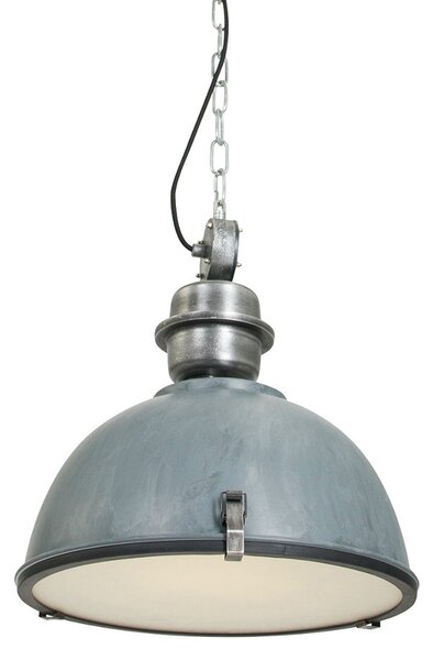 Steinhauer Lampă suspendată Bikkel gri, reglabil, Gri, Camera de zi / sufragerie, Metal, Design industrial