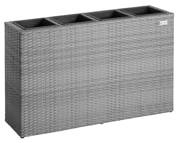 Deuba Ghiveci de flori 95x27x60cm - gri