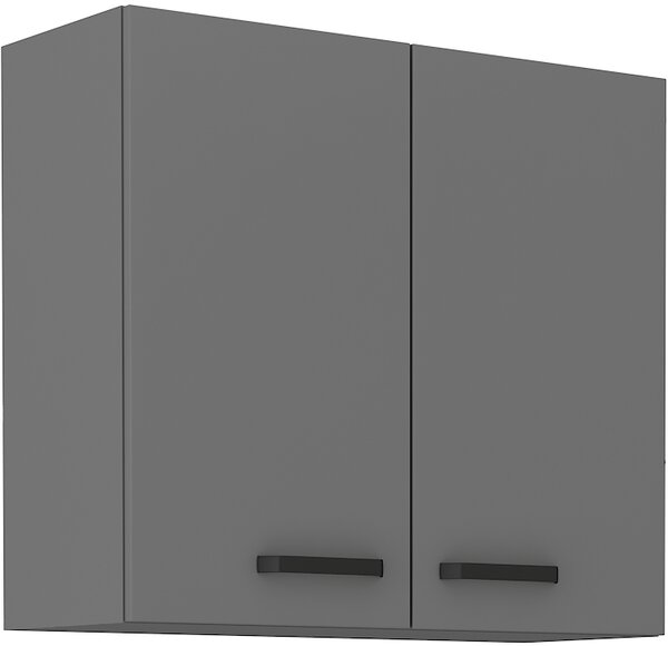 Dulap superior de bucătărie Nesia 80 G-72 2F (Antracit). 1049721