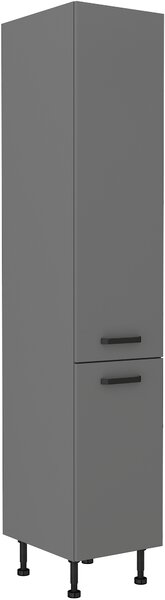 Dulap bucătărie pentru alimente Nesia 40 DK-215 2F (Antracit). 1049692