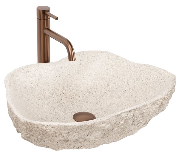 Lavoar pe blat Isla Warm Beige