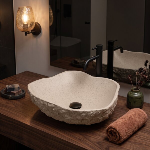 Lavoar pe blat Isla Warm Beige