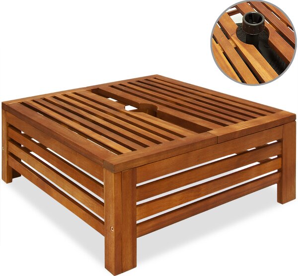 Deuba Capac pentru suport de umbrelă 62x62x26 cm - acacia