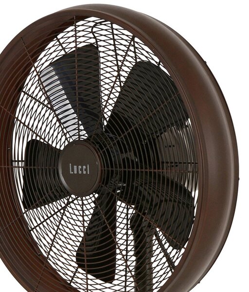 Beacon Lighting Ventilator cu piedestal Breeze de culoare bronz, bază rotundă,, Bronz / Alamă Veche, Camera de zi / sufragerie, Metal
