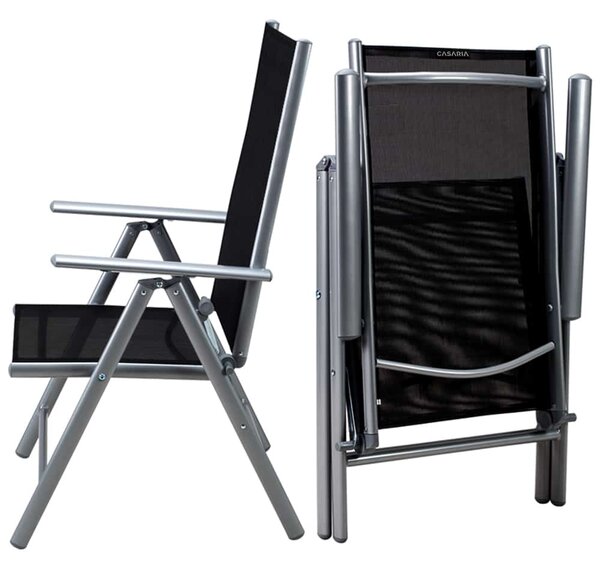 Deuba Set de grădină Bern 1+6 din aluminiu - argintiu