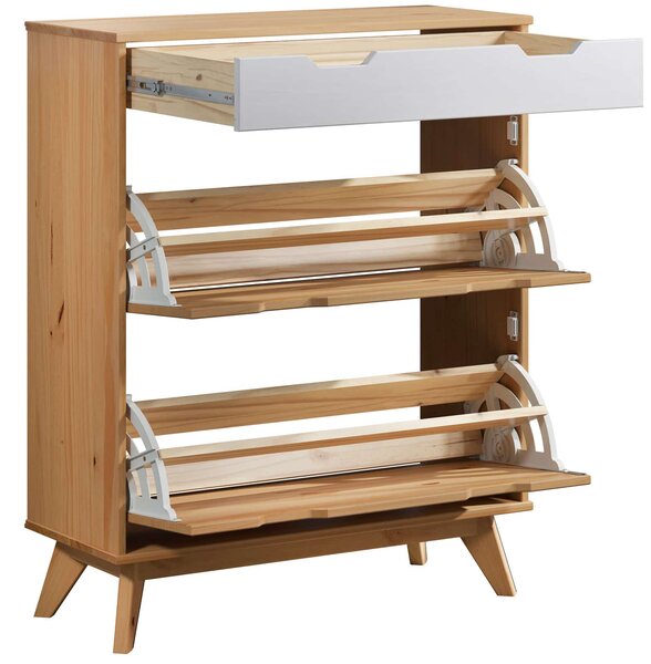 Deuba Dulap pentru pantofi Borneo - 101x33x80 cm