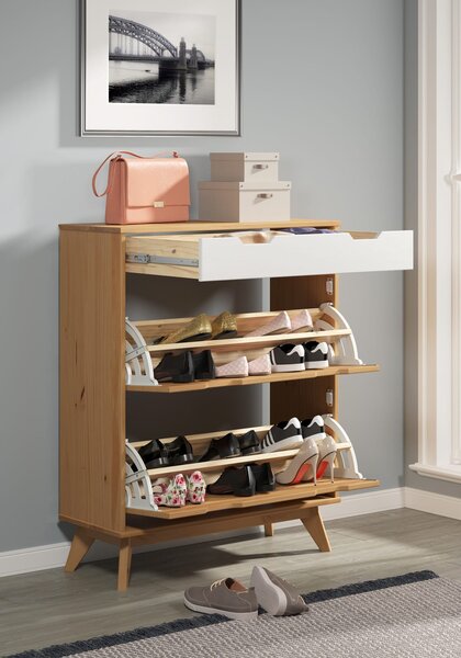 Deuba Dulap pentru pantofi Borneo - 101x33x80 cm