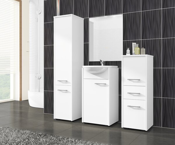 Dulap pentru baie Farid TYP4 (Alb). Promo -18%. 1068725