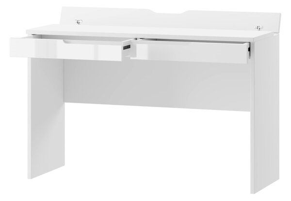 Masă de toaletă Sallosa 31 (alb + alb lucios). Promo -16%. 1068232