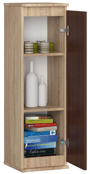 Dulap de perete Wren (stejar sonoma + wenge). Promo -16%. 1069088