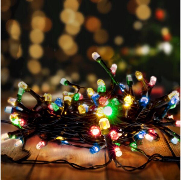 Brilagi - Ghirlandă LED de exterior pentru Crăciun 200xLED/2 funcții 25m IP44 multicoloră
