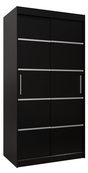 Dulap de haine 100 cm Verika 1 100 (negru). 1063680