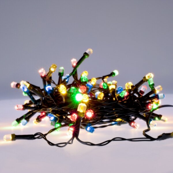 Brilagi - Ghirlandă LED de exterior pentru Crăciun 200xLED/2 funcții 25m IP44 multicoloră