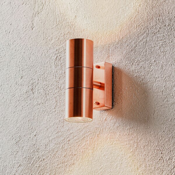 Nordlux Tin Double aplică de exterior din cupru, reglabil, Cupru, Metal, Modern