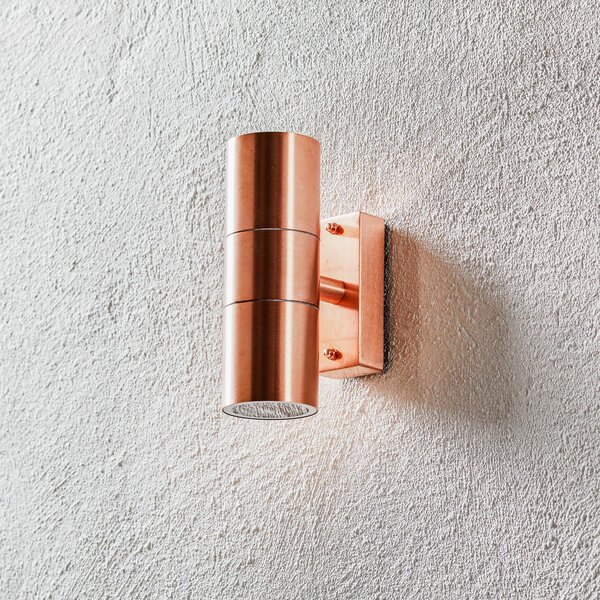Nordlux Tin Double aplică de exterior din cupru, reglabil, Cupru, Metal, Modern