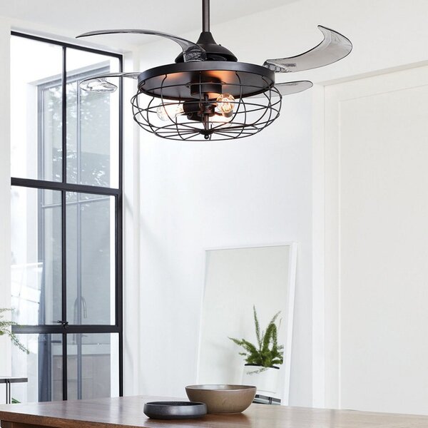 Beacon Lighting ventilator de tavan Fanaway Industri negru silențios, Gri, Camera de zi / sufragerie, Plastic, Design industrial
