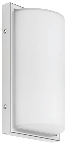 LCD Aplică de exterior 040 cu senzor, alb, Metalic, Metal, Modern