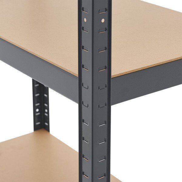Juskys Set 2 rafturi - 160 x 80 x 40 cm - gri