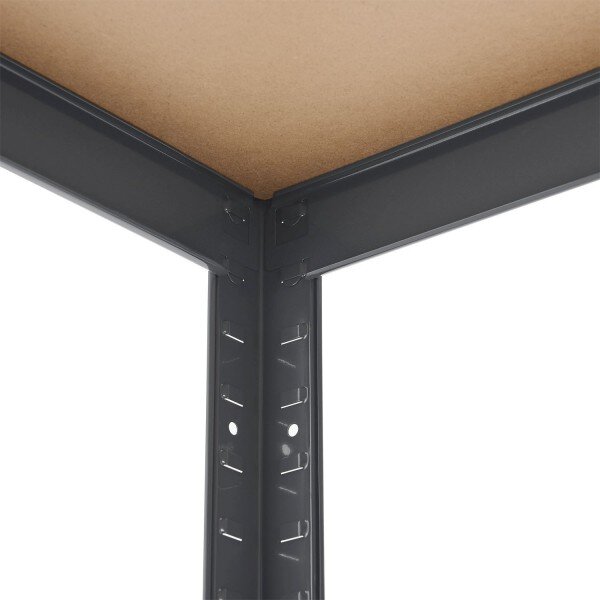 Juskys Set 2 rafturi - 160 x 80 x 40 cm - gri