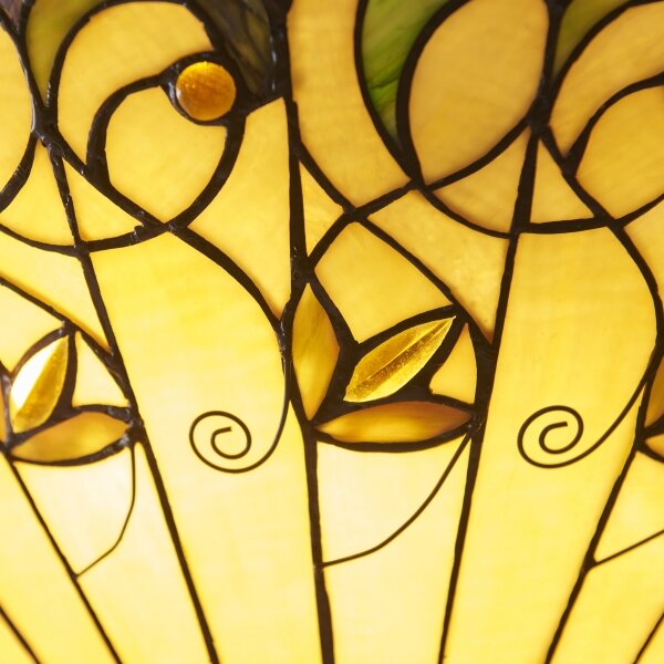 Endon 111881 - Candelabru suspendat pe lanț Tiffany JAMELIA, 3xE27/10W/230V, diametru 50 cm